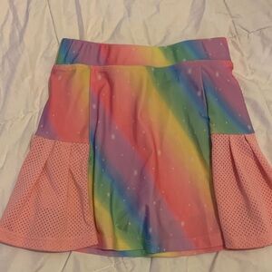 Colorful Rainbow Kids Skirt